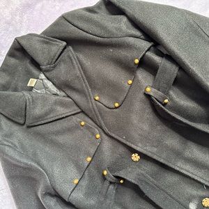 Black rarely used trench coat